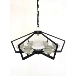 Люстра подвесная 9570-8 BK - 9570-8 BK Люстра подвесная 9570-8 BK - 9570-8 BK