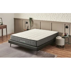 Матрас Yataş Spinal Support Bamboo, 200x200 см, белый/черный