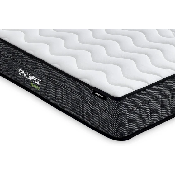 Матрас Yataş Spinal Support Bamboo, 200x200 см, белый/черный