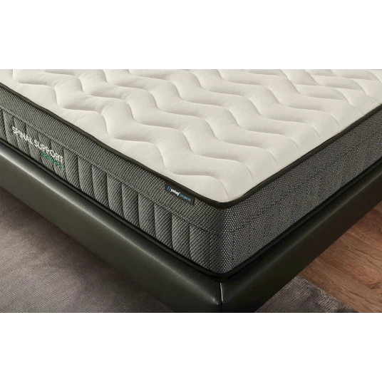 Матрас Yataş Spinal Support Bamboo, 200x200 см, белый/черный