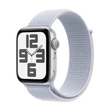 Ağıllı saat Apple Watch SE GPS 40mm Silver Aluminium Case with Blue Cloud Sport Loop (Rəsmi zəmanət)