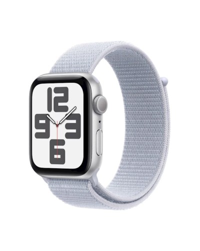 Ağıllı saat Apple Watch SE GPS 40mm Silver Aluminium Case with Blue Cloud Sport Loop (Rəsmi zəmanət)