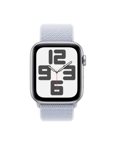 Ağıllı saat Apple Watch SE GPS 40mm Silver Aluminium Case with Blue Cloud Sport Loop (Rəsmi zəmanət)