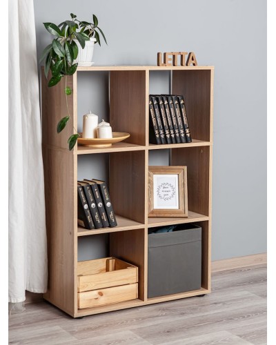 Stellaj Letta Large Somona, 108х33х72 sm, LDSP, bej