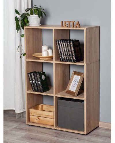 Stellaj Letta Large Somona, 108х33х72 sm, LDSP, bej