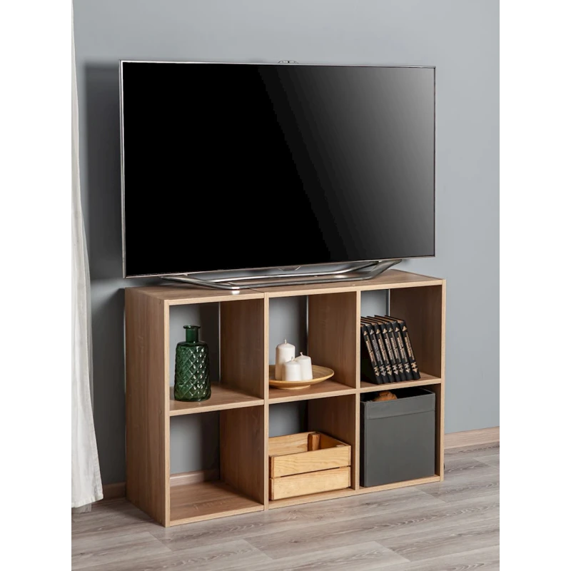 Стеллаж Letta Large Somona, 108х33х72 см, ЛДСП, бежевый