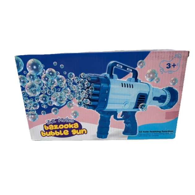 Sabun köpükləri buraxan 123, mavi