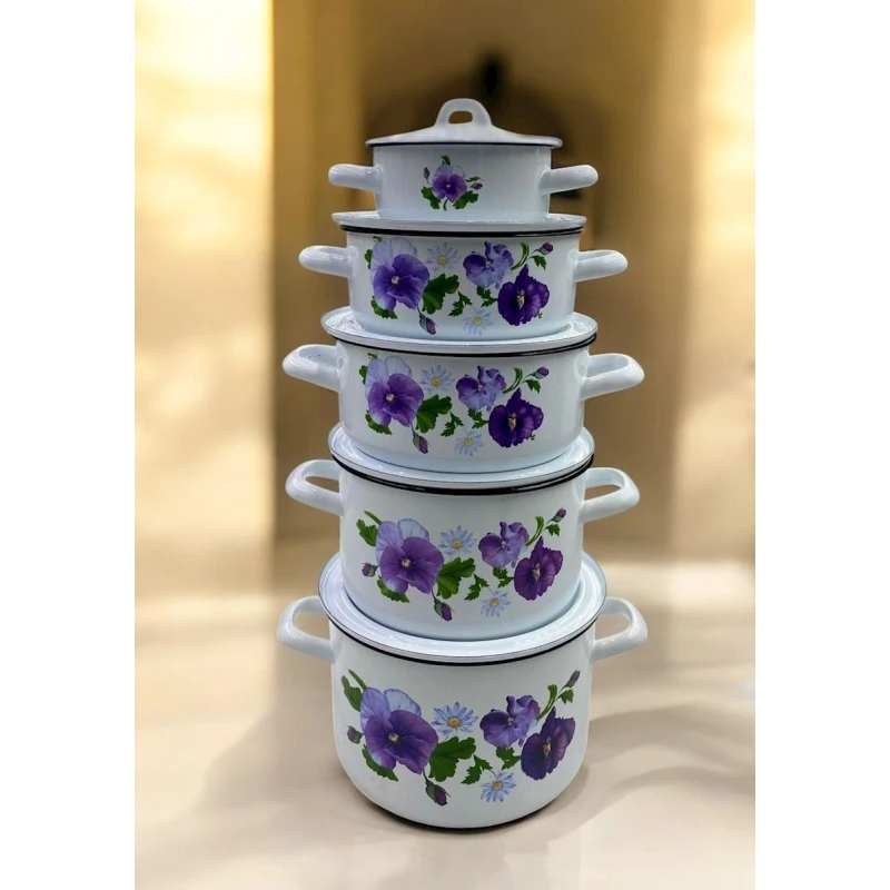 Qazan dəsti Tez-bazar-325, mina, rəngbərəng