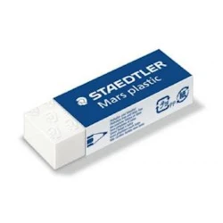 Ластик Staedtler Mars Plastic 526 50, 65x23x13 мм, белый