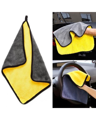 Avtomobil üçün mikrofiber dəsmal, sarı/boz, 30x40 sm - MT3040