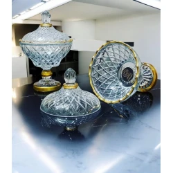 Конфетница Gallery Home GH-000154, прозрачная, 18 см