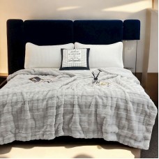 Örtük Luxe Cotton 000740, ikinəfərlik, 200x230 sm, boz