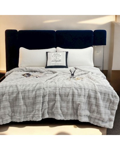 Örtük Luxe Cotton 000740, ikinəfərlik, 200x230 sm, boz