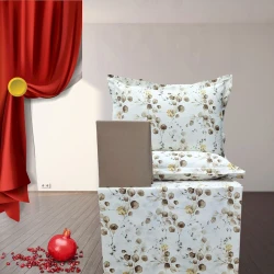 Комплект постельного белья Narlı 001140, пододеяльник 160x220 см (2 шт), простыня 240x260 см, наволочка 50х70 см (2 шт), семейный, хлопок, разноцветный