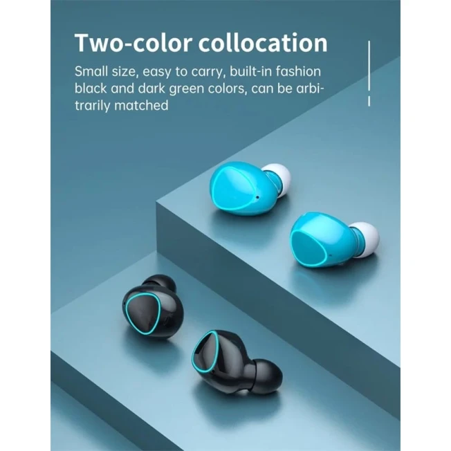 Беспроводные наушники Two Pair ACC08 Black/Blue