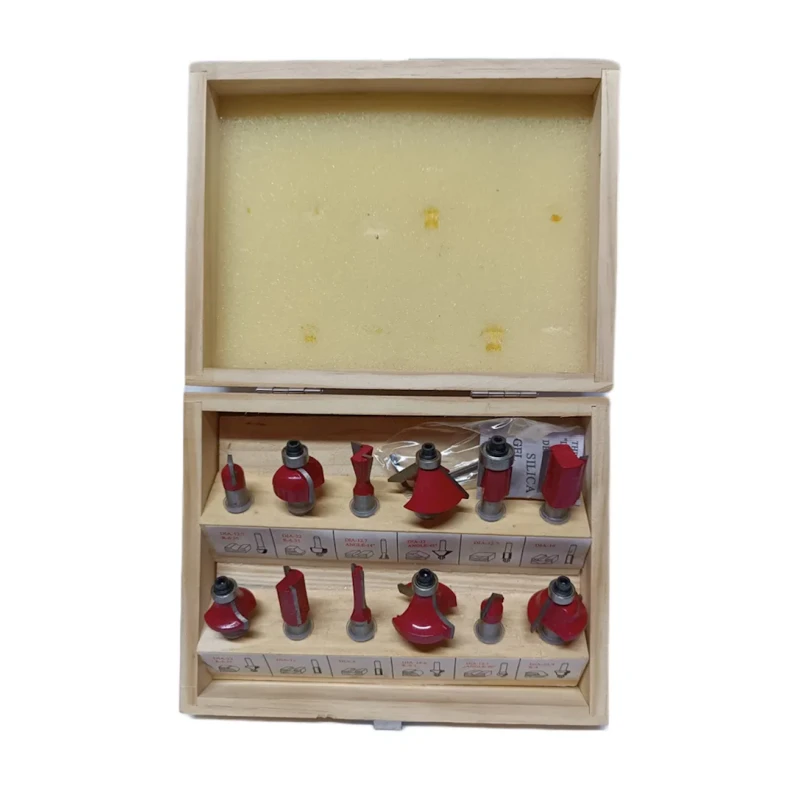 Набор фрез P.I.T. ACTW09-012B, 12 шт, по дереву Набор фрез P.I.T. ACTW09-012B, 12 шт, по дереву