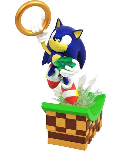 Fiqur Diamond Select Toys Sonic Diorama, 23 sm