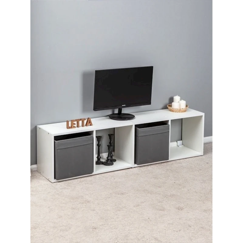 Стеллаж Letta, белый, ЛДСП, 36x139x28 см