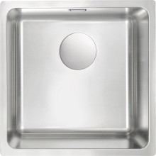 Mətbəx çanağı Deante Egeria ZPE010B, paslanmayan polad, gümüşü, 44x44 sm