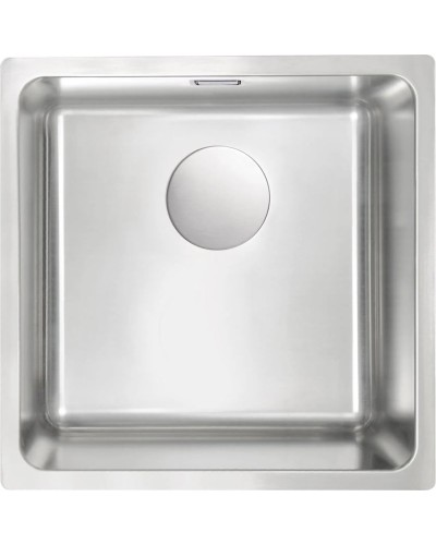 Mətbəx çanağı Deante Egeria ZPE010B, paslanmayan polad, gümüşü, 44x44 sm