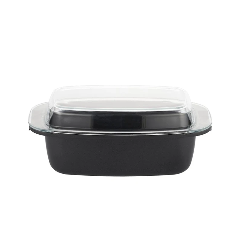 Гусятница Gipfel Richmond 0142, черный, литой алюминий, 32х20х11 см