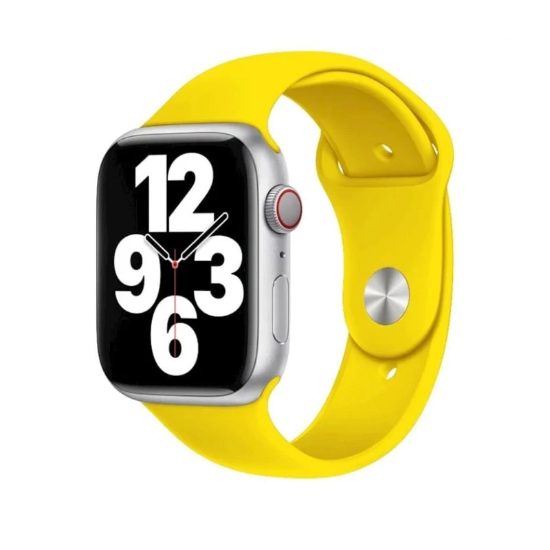 Ремешок Silicone Band 005 для Apple Watch 42/44/45/49 mm Yellow