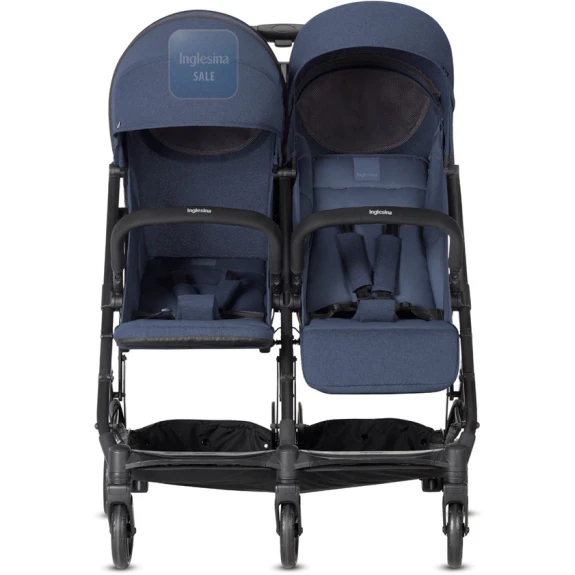 Детская коляска Inglesina Sketch, для двойни, синяя