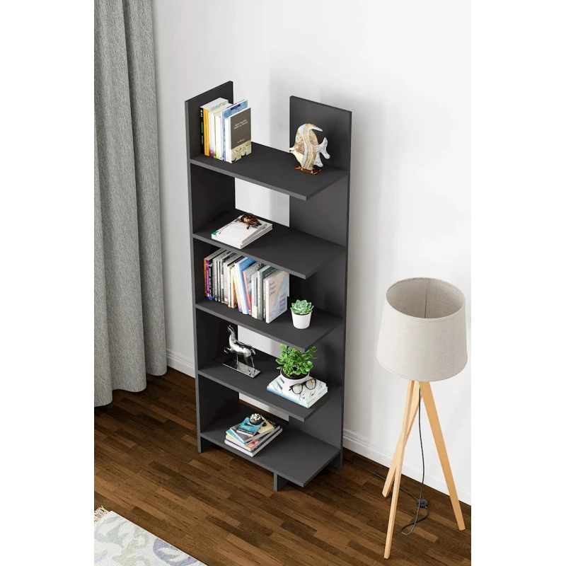 Stellaj Ev Plus 12115607, LDSP, boz, 176x60x29 sm