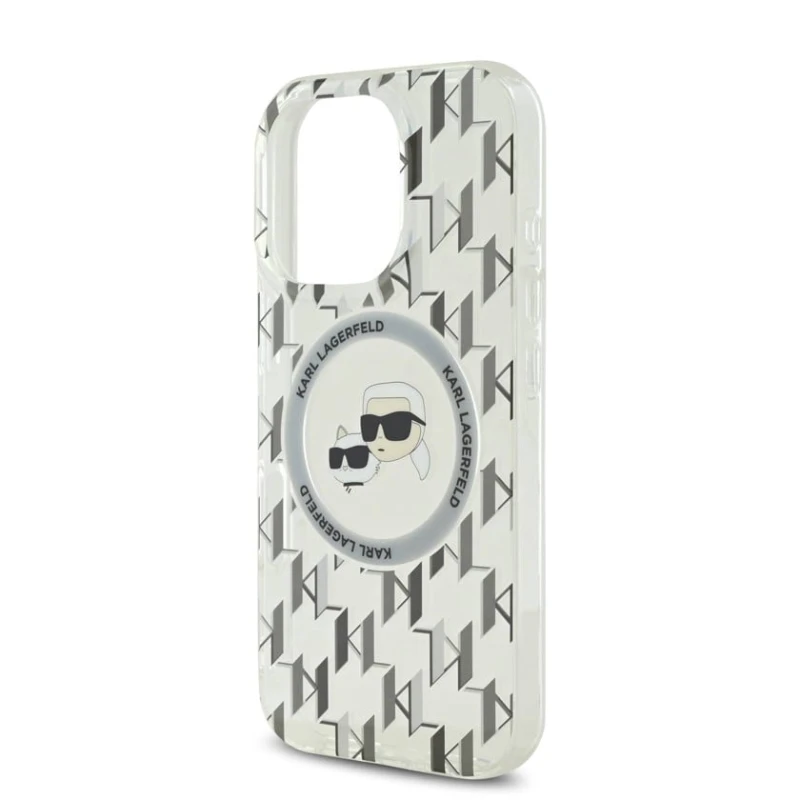 Чехол Karl Lagerfeld Magsafe IML Hard Monogram для Apple iPhone 16 Pro Max, Transparent Чехол Karl Lagerfeld Magsafe IML Hard Monogram для Apple iPhone 16 Pro Max, Transparent