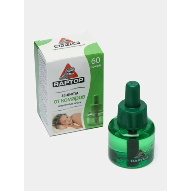 Средство от комаров жидкое 60 дней Aquazoo Raptor Средство от комаров жидкое 60 дней Aquazoo Raptor