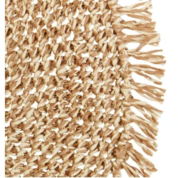 Сервировочный коврик JYSK Lind, круглый, 38 см, бежевый