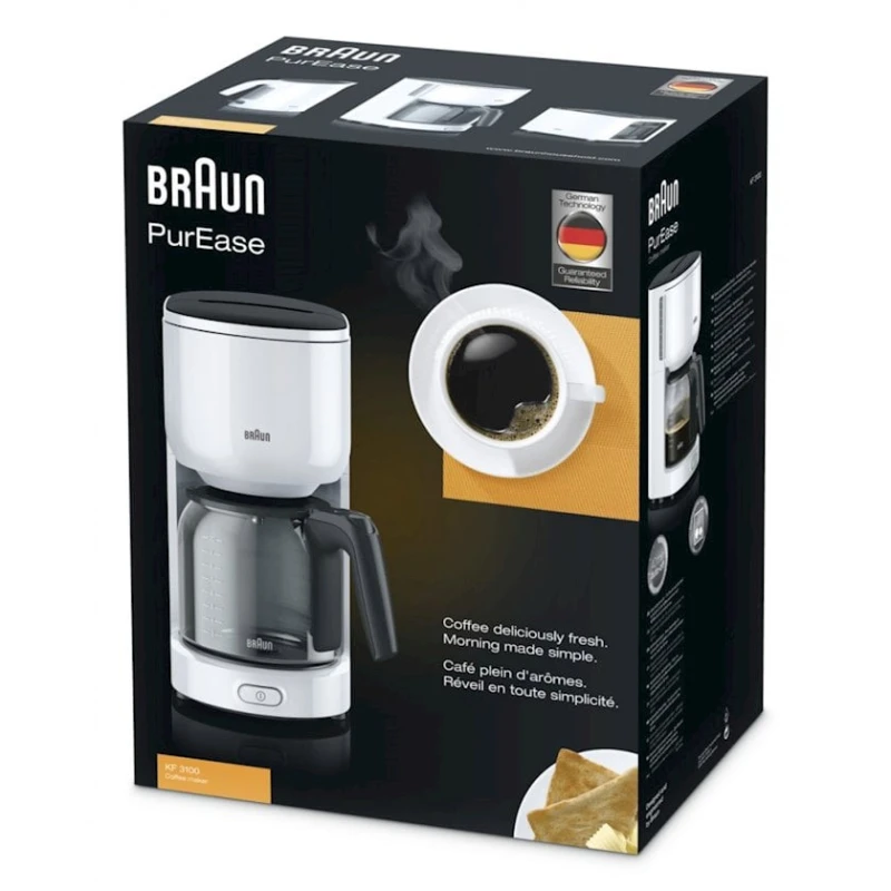 Кофеварка Braun KF3100WH Кофеварка Braun KF3100WH