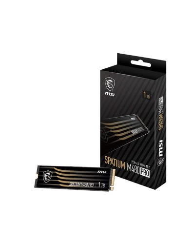 SSD yığıcı MSI 1 TB Spatium M480 PRO PCIe 4.0 NVMe M.2