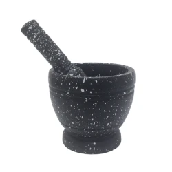 Həvəng və dəstəcik K270-B, 11 sm, qara