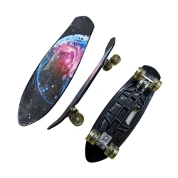 Скейтборд KayKay 3146-SM70 черный, 70 см Скейтборд KayKay 3146-SM70 черный, 70 см