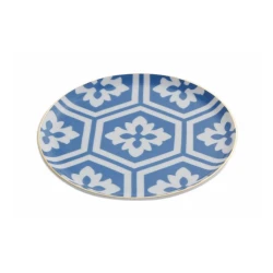 Тарелка Porland Morocco 04AP021449, фарфор, голубая, 17 см