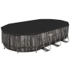 Бассейн Bestway 5611R, каркасный, овальный, 610х366х122 см, 20241 л, серый