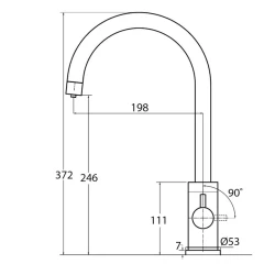 Qarışdırıcı Aquasanita Sabiaduo 2963-111