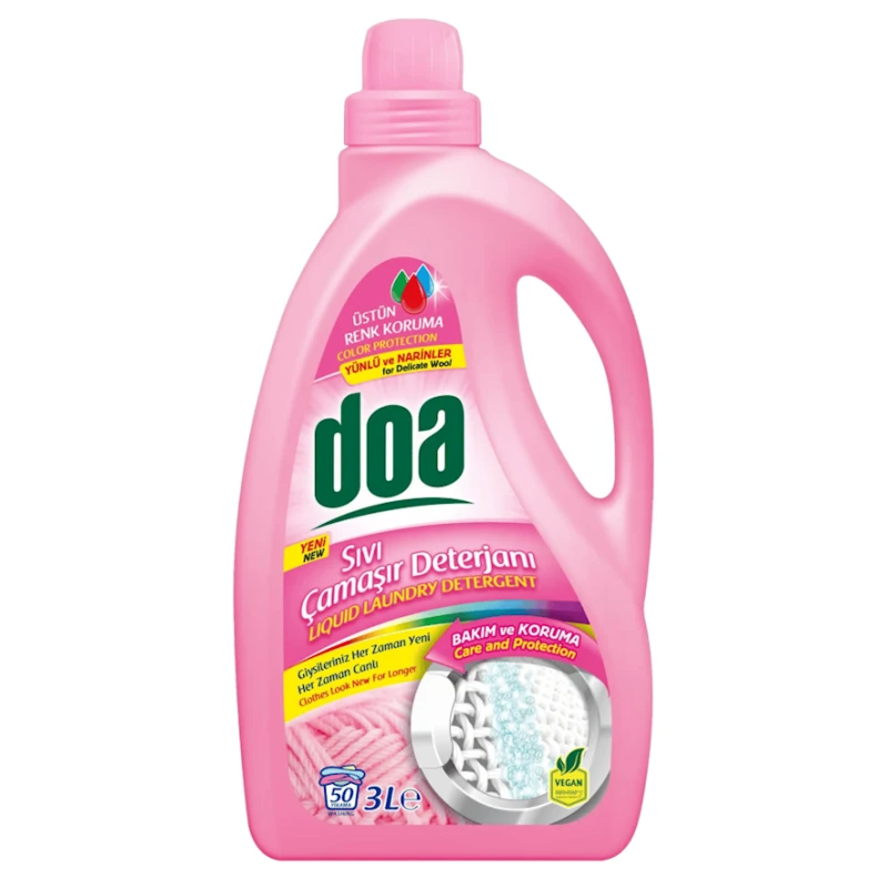 Гель для стирки Doa Для шерстяной и нежной одежды 3 л