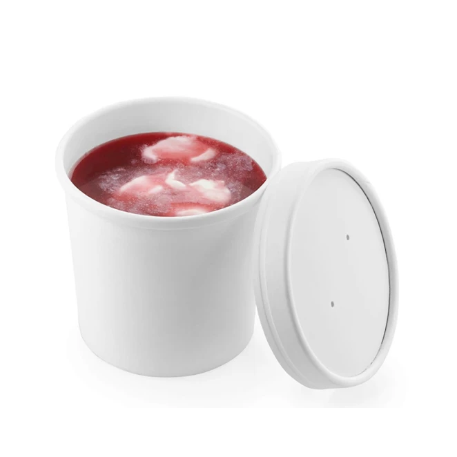 Şorba üçün birdəfəlik konteynerlər Loyal-3995013623, 25 əd, ağ