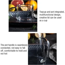 Графин NH_SD5FC008, 1.2 л, стекло, с крышкой, прозрачный