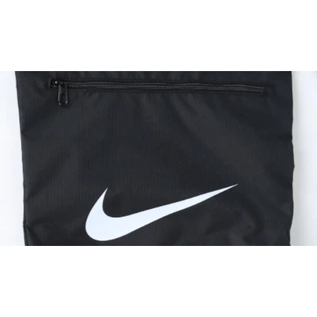 Ayaqqabılar üçün torba Nike Brasilia 9.5 Training Gym Sack 18 l, hər kəs üçün, polyester, qara Ayaqqabılar üçün torba Nike Brasilia 9.5 Training Gym Sack 18 l, hər kəs üçün, polyester, qara