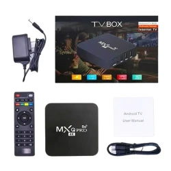 Smart TVbox 4 ГБ 32 ГБ 4K Android 11.1 Wifi 5G Интернет ТВ MXQ4-32