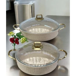 Сковородка-жаровня Gallery Home GH-000053, гранит, коричневая, 28 см Сковородка-жаровня Gallery Home GH-000053, гранит, коричневая, 28 см