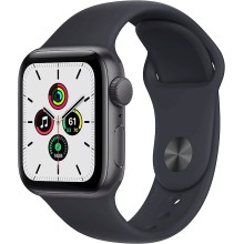 Ağıllı saat Apple Watch SE GPS 40mm Space Gray Aluminum Case with Midnight Sport Band (MKQ13LL/A)
