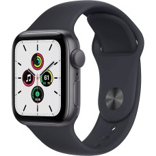 Ağıllı saat Apple Watch SE GPS 40mm Space Gray Aluminum Case with Midnight Sport Band (MKQ13LL/A)