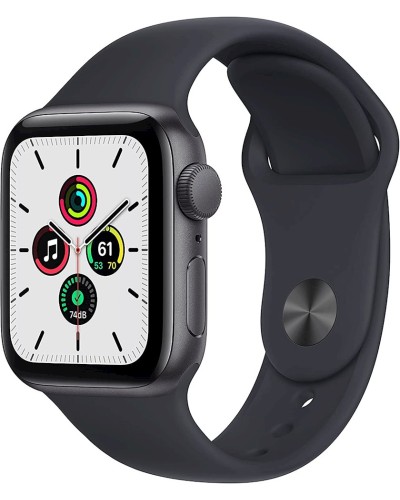 Ağıllı saat Apple Watch SE GPS 40mm Space Gray Aluminum Case with Midnight Sport Band (MKQ13LL/A)