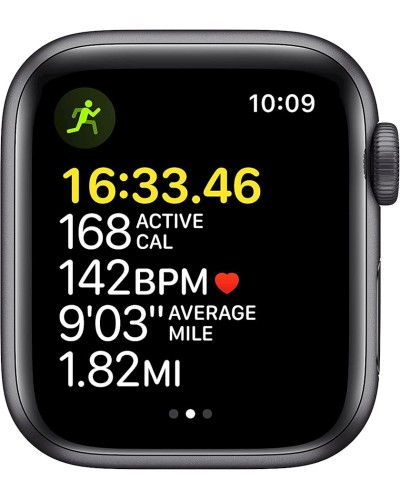 Ağıllı saat Apple Watch SE GPS 40mm Space Gray Aluminum Case with Midnight Sport Band (MKQ13LL/A)