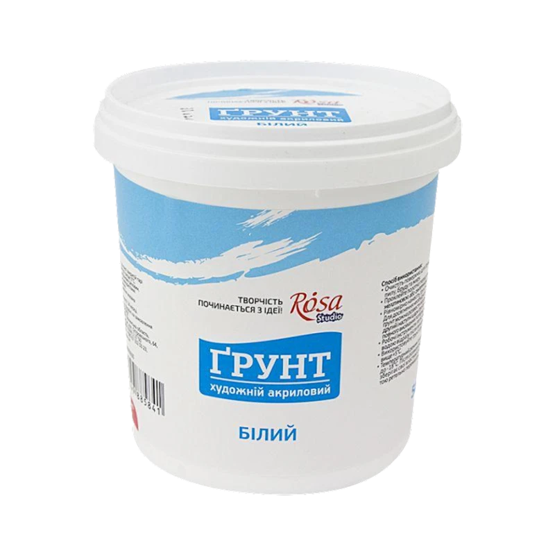 Грунт Rosa Studio акриловый художественный, белый, 500 мл Грунт Rosa Studio акриловый художественный, белый, 500 мл