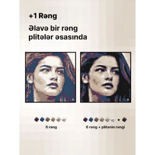 Фото-конструктор Mozabrick Model S color, 7000 шт Фото-конструктор Mozabrick Model S color, 7000 шт